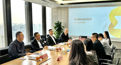 黃浦區政法委一行蒞臨君創租賃總部走訪調研